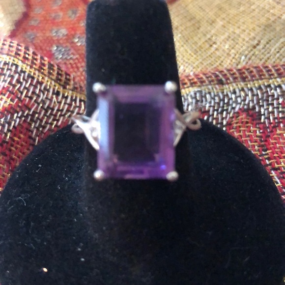 Purple amethyst ring - Picture 3 of 4